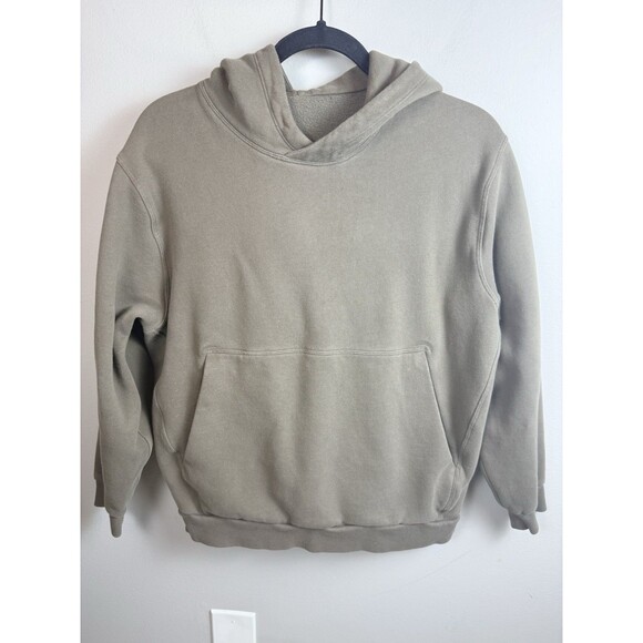 Lululemon Men's Steady State Pullover Hoodie Brown M3ERZS Cotton Blend XS READ - Picture 1 of 7
